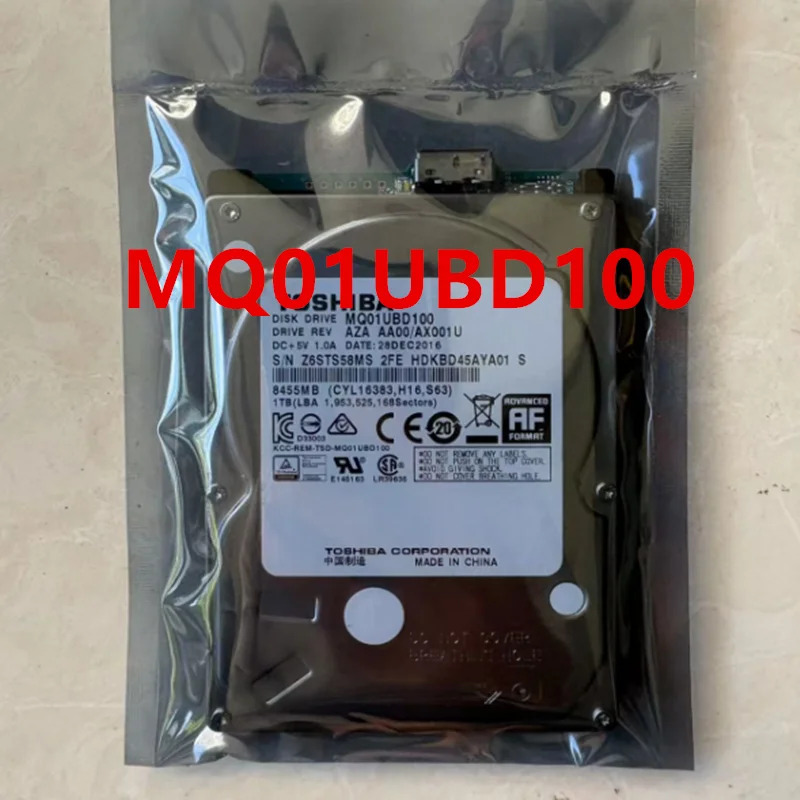 도시바호환 오리지널 모바일 하드 드라이브 1TB USB3.0 2.5 인치 MQ01UBD100 mq01ubd100 거신