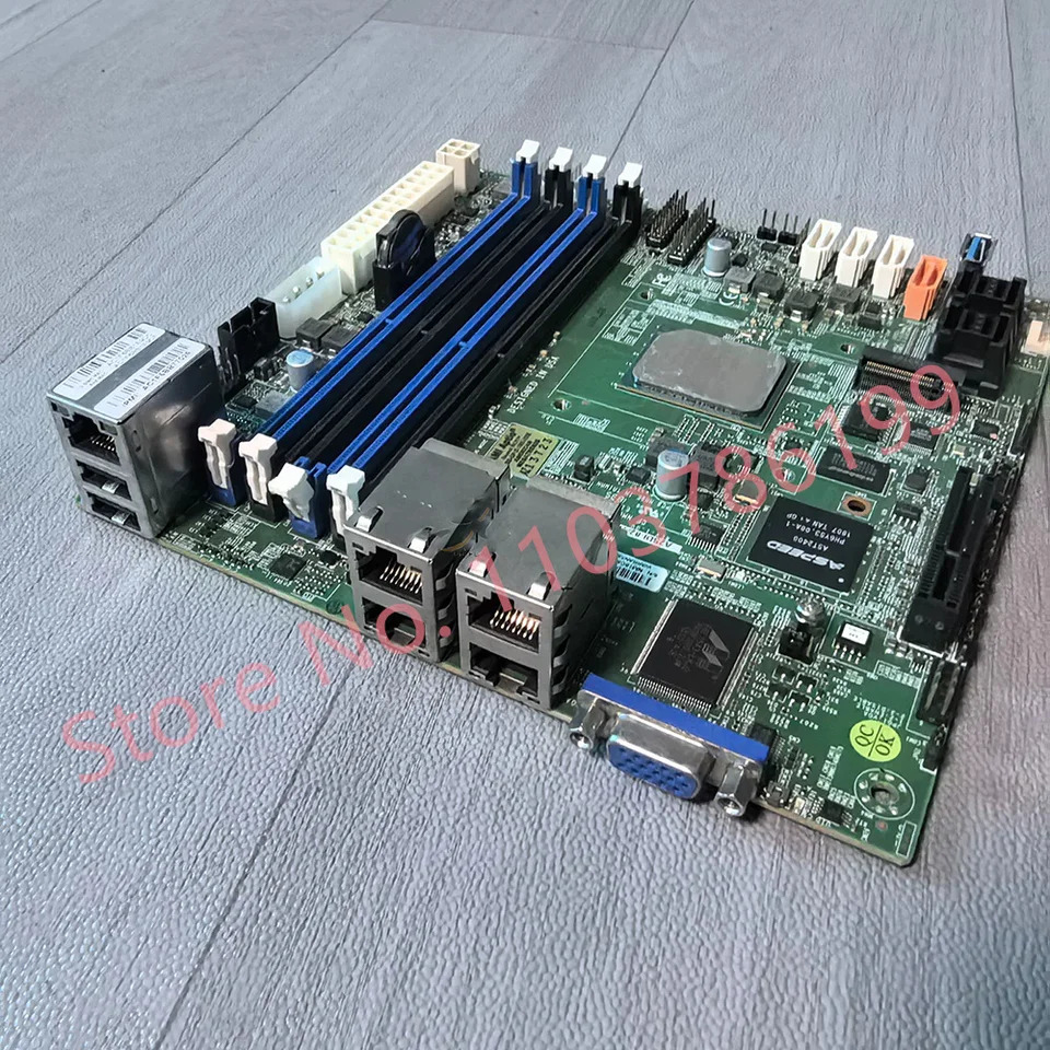 슈퍼마이크로 서버 마더보드CPU Chu d430 마이크로 ITX M.2 A2SDi-8C-HLN4F C3758