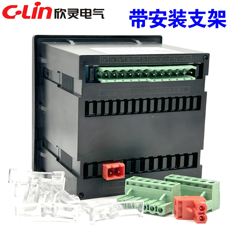 3상 지능형 디지털 디스플레이 미터 hp호환Z96-3A hp호환Z96-3V hp호환Z96-3 C4 전류 전압 미터.1PCS