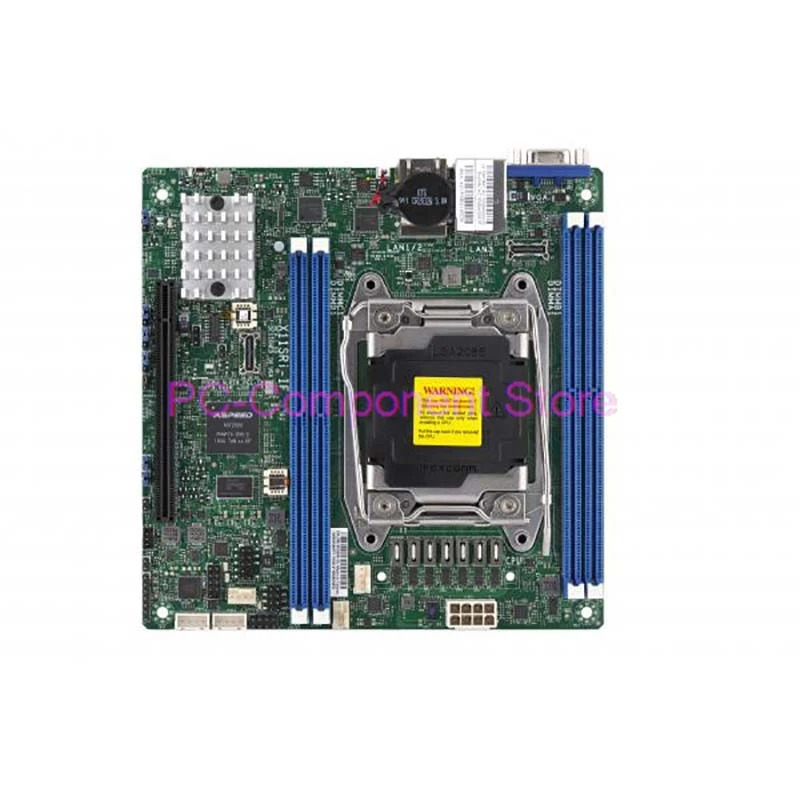 NAS 단방향 서버 마더보드 X11SRi-IF Supermicro MINI-ITX C422 LGA2066 신