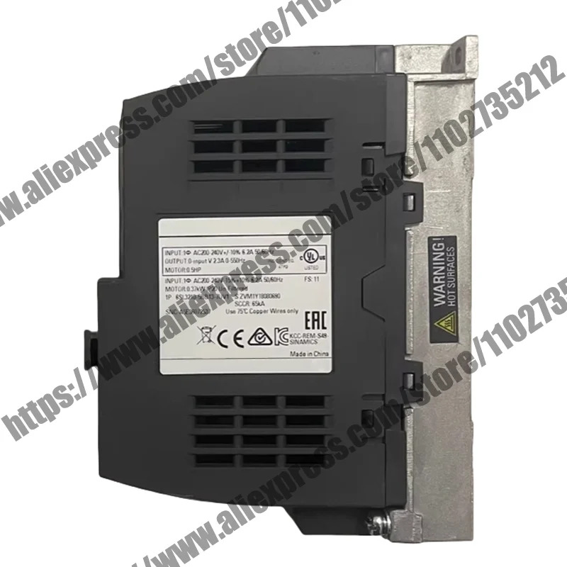 원본 6SL3210-5BB13-7UV1 0.37KW
