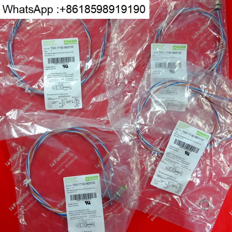 Murr 7000-17162-9820100 새 케이블 M12 8핀 1미터