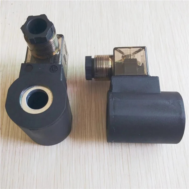 2pcs 카트리지 밸브 유압 솔레노이드 코일 내부 구멍/구멍 16mm 길이/높이 51mm AC220V DC24V