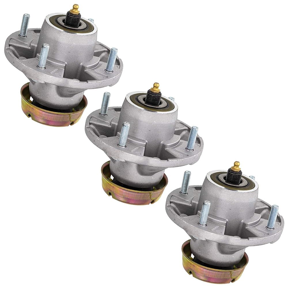 8TEN John Deere X520 X500 X530 AM124498 AM131680 LT155 AM135349 잔디깎이 AM144377용 스핀들 3팩 데크 LT133 LT166 - 상품 이미지