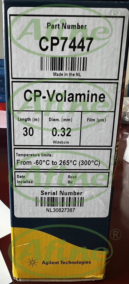 AFINECP7447 JW CP-Volne 크빈티지토그래피 컬럼 30 m 0.32mm 7 in. 랙 애질런트 589068907820789088608890