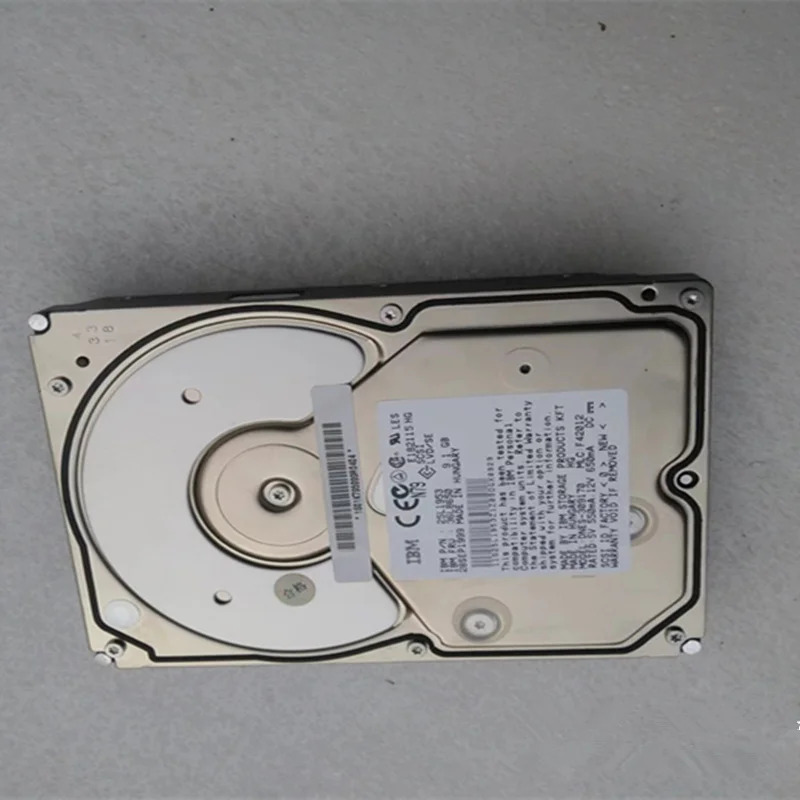 IBM 9.1GB 80핀 SCSI DENS새 하드 - 309170 25L1953 36L8650