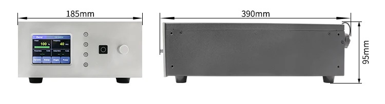디지털 초음파 발생기 LCD 터치 스크린 클리너 40Khz 변환기 드라이버600W