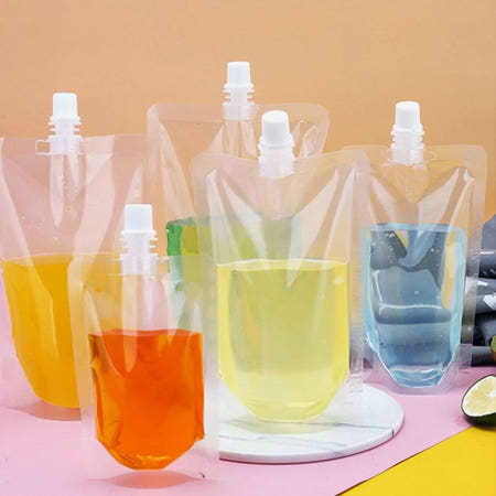 쌍문상회 지금 필요한 비닐백 음료 보관 스파우트 파우치 200ml DD-10290