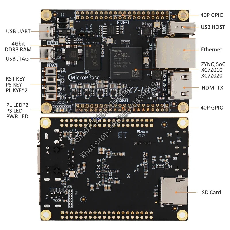마이크로페이즈 FPGA 보드 ZYNQ 코어 XILINX ZYNQ7000 7020 7010 Z7 라이트