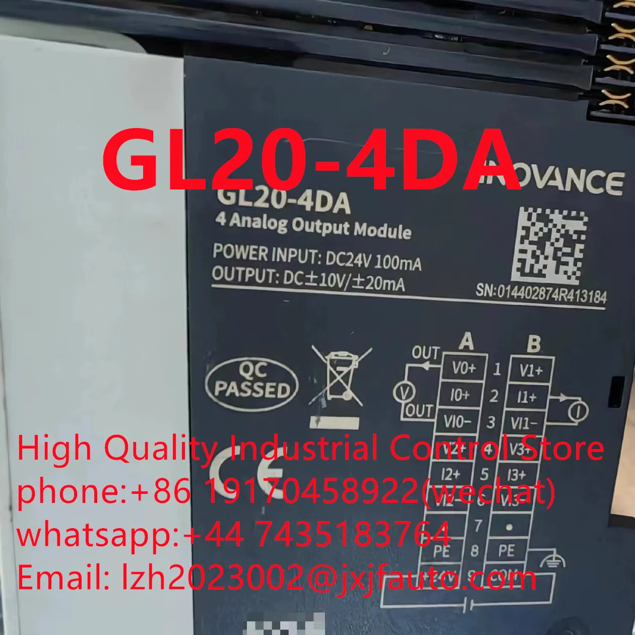PLC GL20-4AD GL20-4DA GL20-RTU-ECT 납품하려면 서비스하세요.