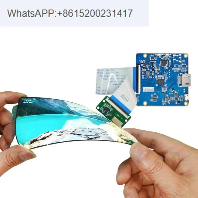구부릴 수 유연LED LCD OLED 디스플레이 패널 Mipi dsi 인터페이스 컨트롤러 드라이버 보드 6 인치 1080x2160 2k