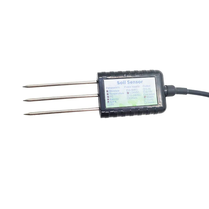 MODBUS LORA LORAWAN 토양 수분 온도 EC 염분 NPK 센서 RS485 915MHZ 868MHZ 7 1