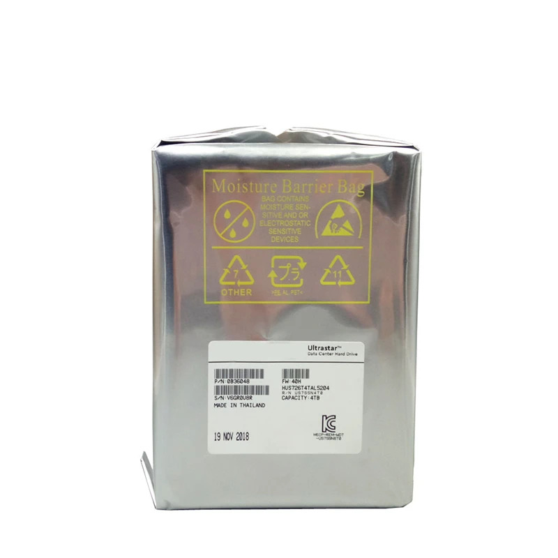 내부 하드 엔터프라이즈 HDD오리지널 HDD WD 4TB 7.2K 3.5 인치 SAS 12 Gb/s 256MB 7200RPM HUS726T4TAL5204 신