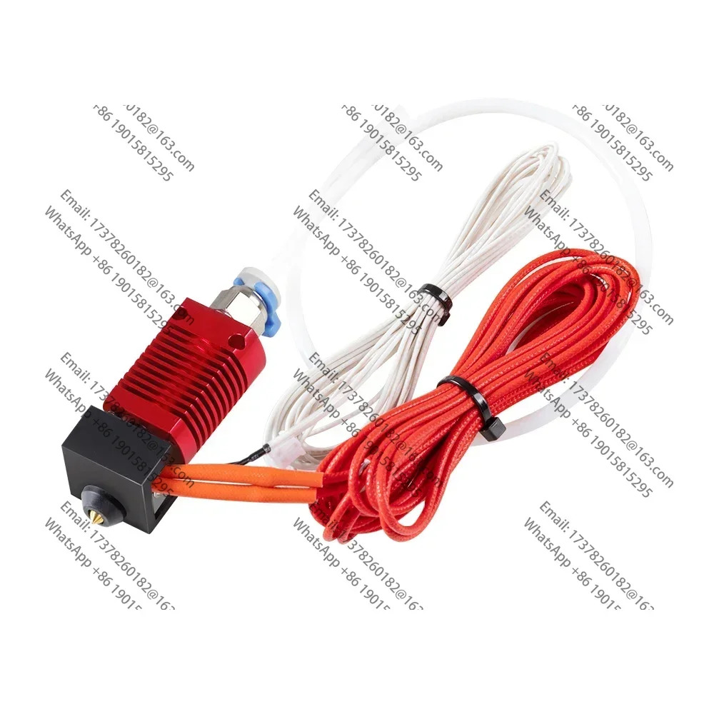 2pcs Ender 3 V2 압출기 엔드 전체 키트 조립 3D 프린터 부품 이냉각팬 0.4mm 노즐 알루미늄 가열 블록