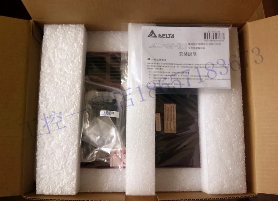 Zhengdelta 서보모터 세트 ECMA-E21320RS ASD-B2--B 포장 2KW 신