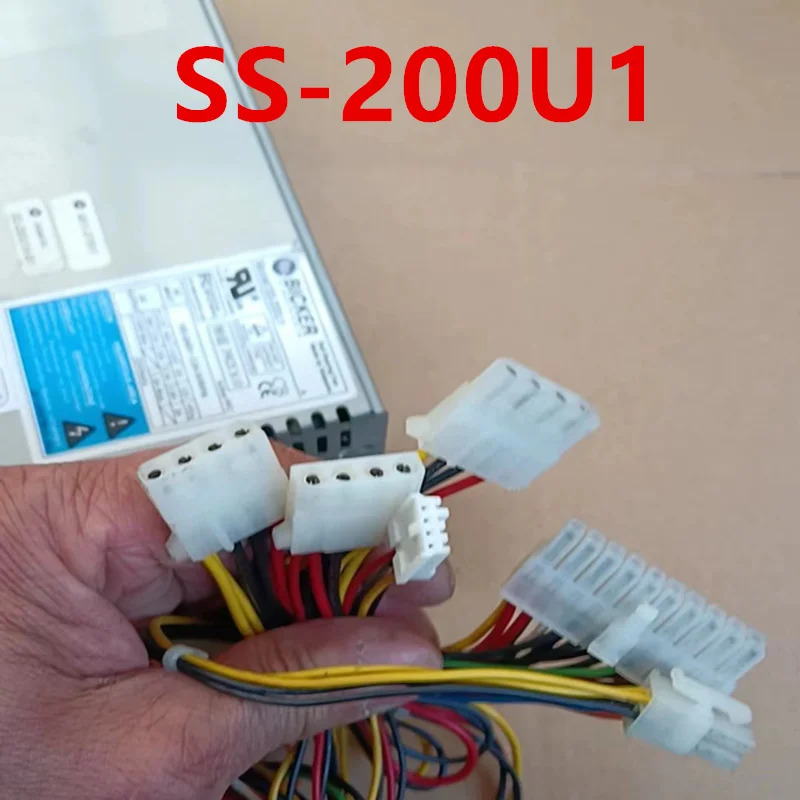 BICKER 1U 200W 전원공급장치 SS-200U1 SS-200U1A-B1거새 원본 PSU 상태