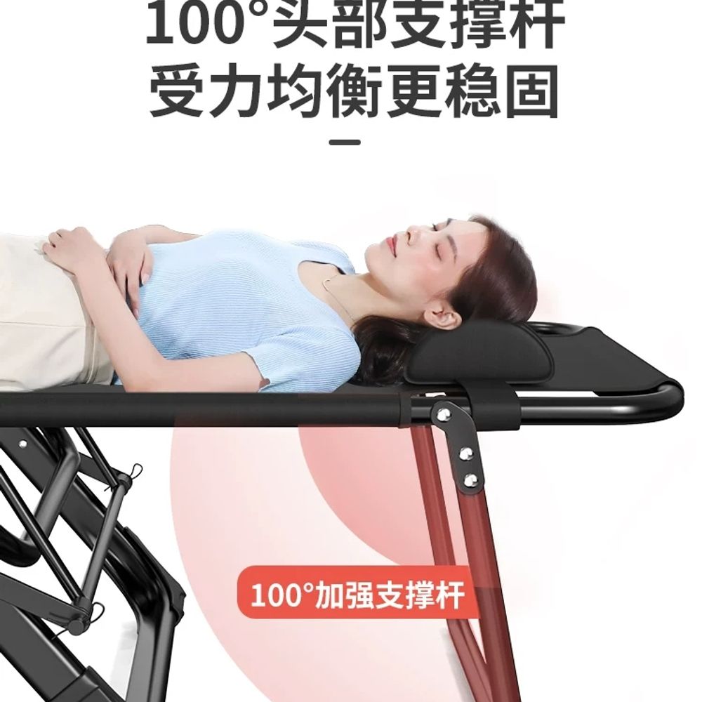 접이식 체어 침대 의자 릴렉스 캠핑 체어 와이드 A. 단일 사각형 - 상세 이미지 4
