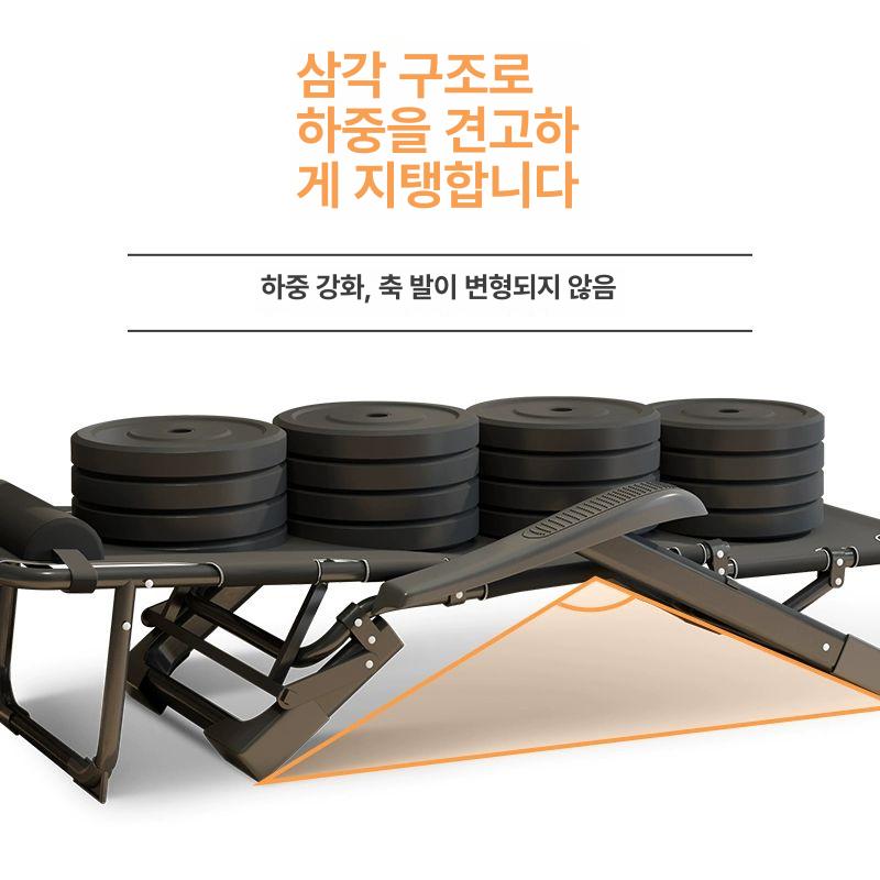 캠핑용 휴대용간이침대 침상 야전 매트 캠핑베드 아웃도어 접이식캠핑침대 - 상세 이미지 5