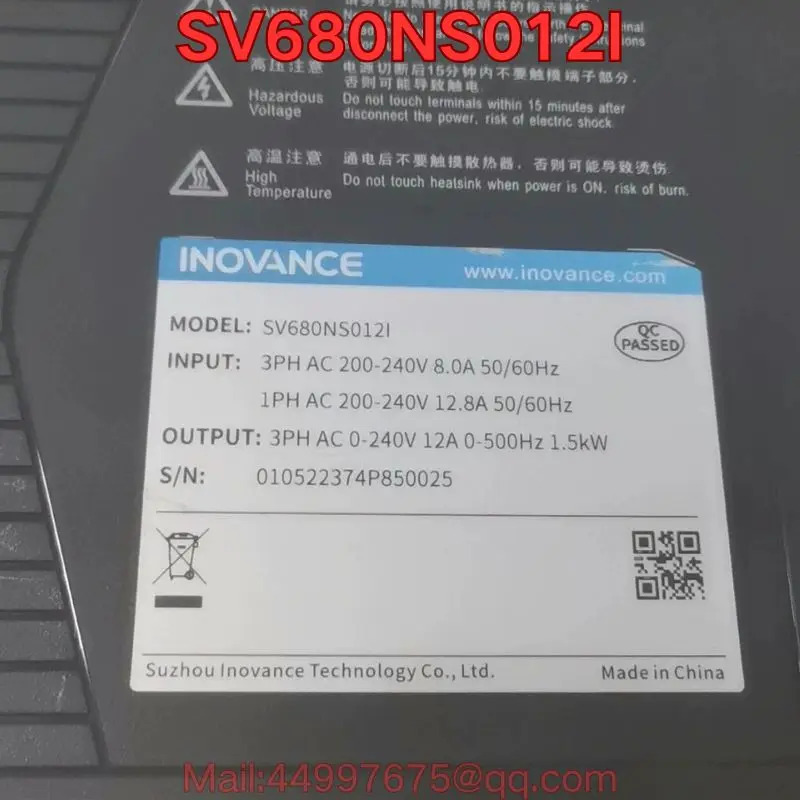 리퍼 SV680NS012I 서보 드라이브 기능 리퍼는 정상