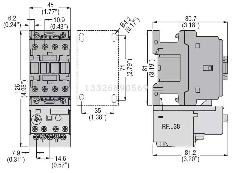 오리지널 접촉기 BF2510A 230V 110V BF25 BF20.00 신