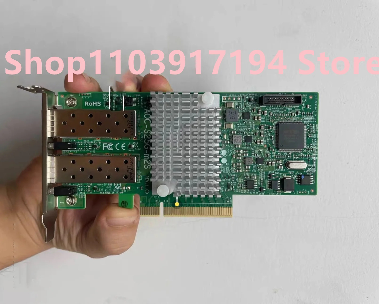 슈퍼마이크로 AOC-S25G-M2S 듀얼 포트 25G SFP 멜라녹스 cx-4기가비트 네트워크 카드 X710DA2