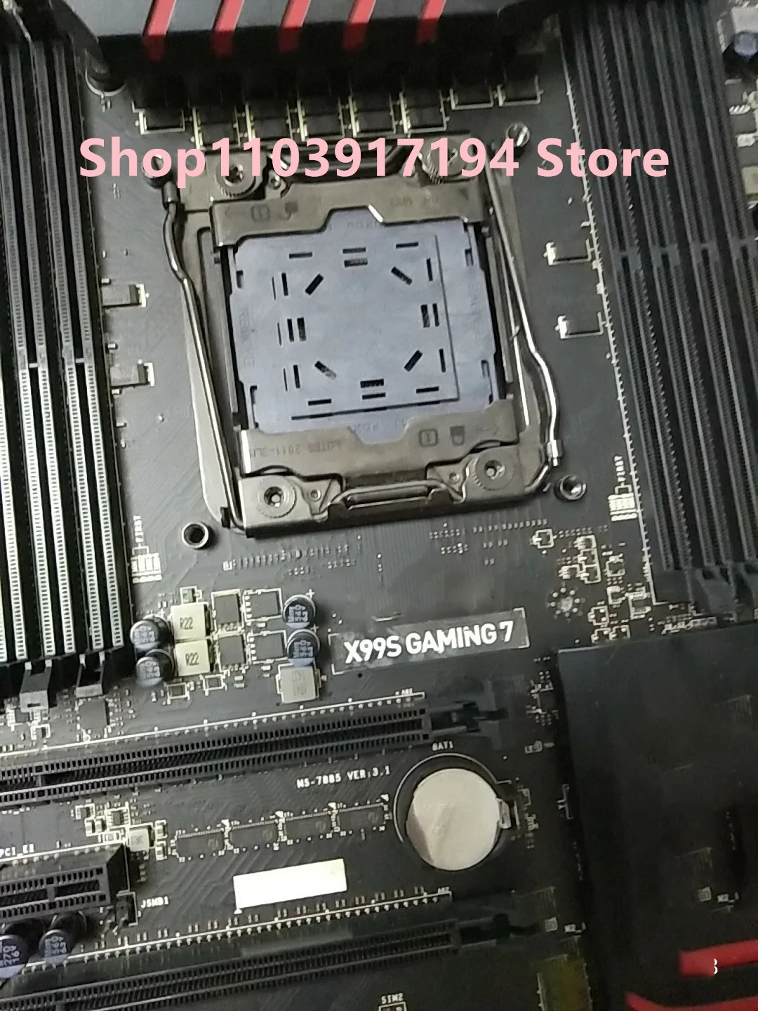 MSI X99S GNG7 마더보드용
