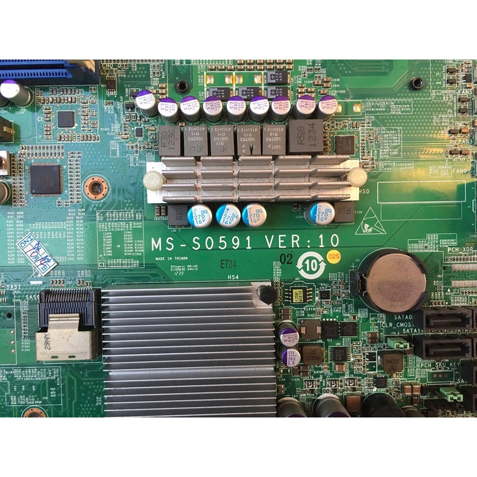 M-S-I 지원 서버 마더보드 10G 듀얼기가비트 네트워크 카드 MS-S0591 V2