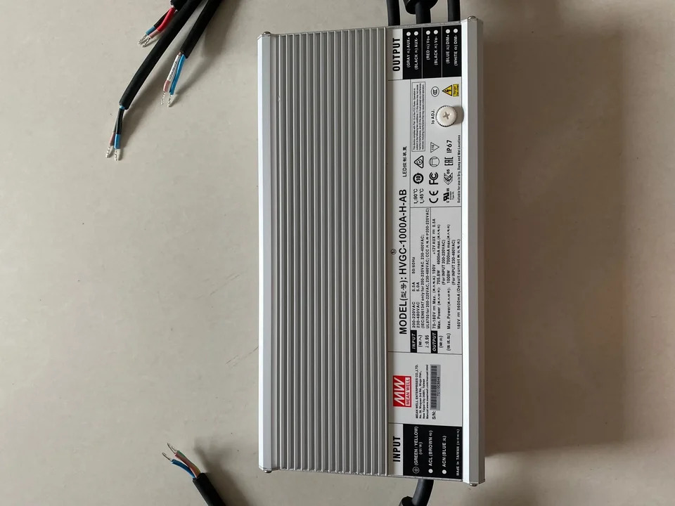 대만 Mingwei HVGC-1000A-H-AB 1000W 정전력 LED 3 1 디밍 방수 전원공급장치