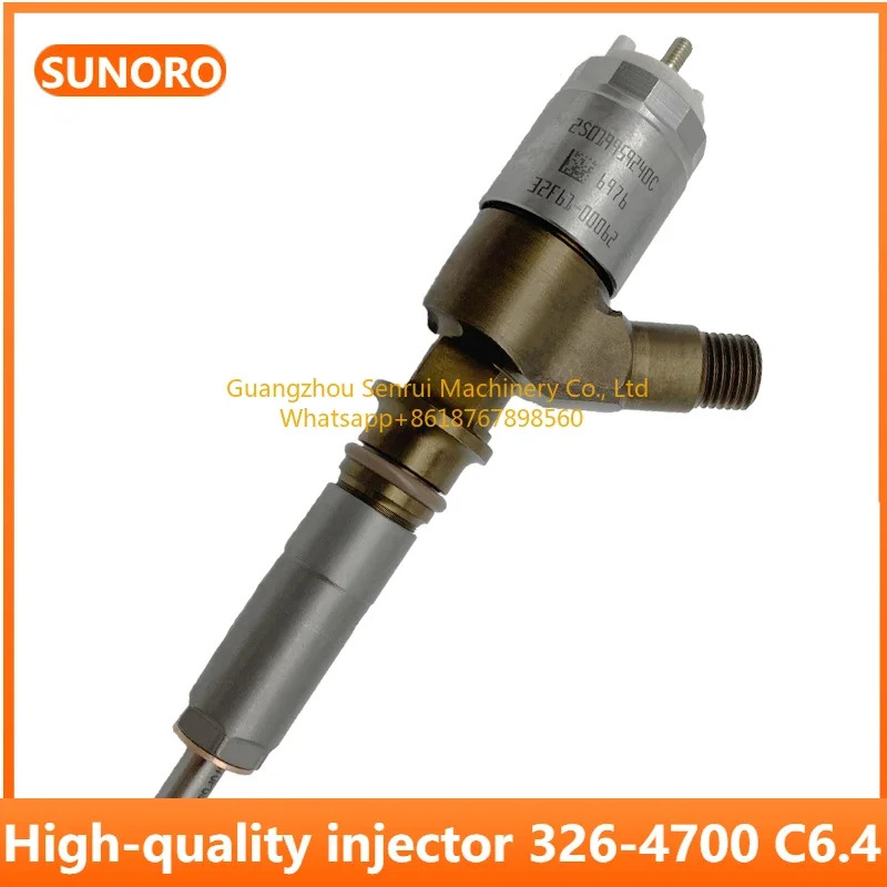SUNORO CAT 굴삭기 인젝터 어셈블리 C6.4 디젤 커먼레일 326-4700 3264700 E320D