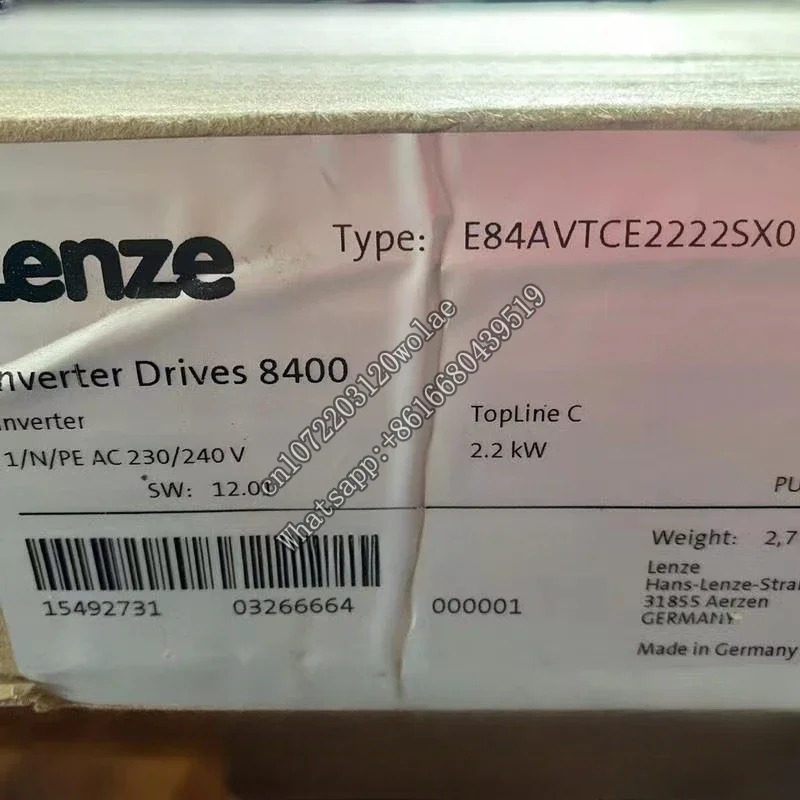 LENZE E84TCE2222SX0 주파수 변환기 신