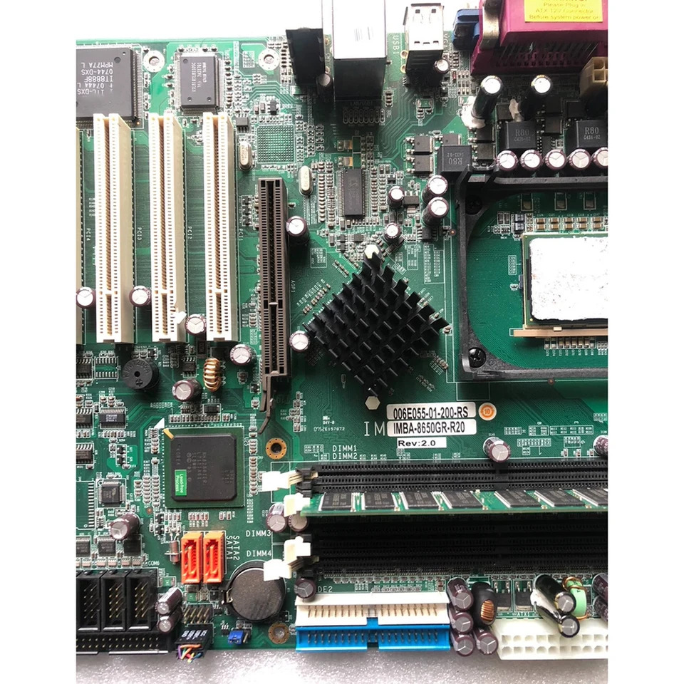 ISA 산업제어 마더보드 2 개 IMBA-8650GR-R20 REV2.0