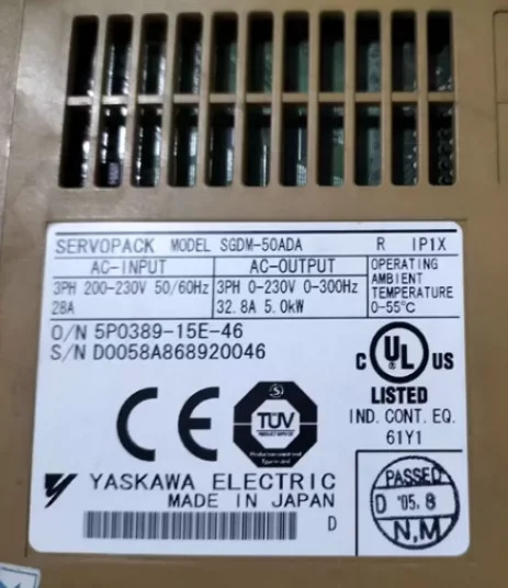 SGDM-50ADA 리퍼 서보 드라이브 SGDM 50ADA