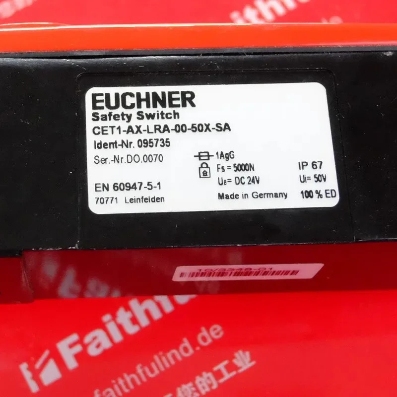 Euchner 095735 Ansoneng 안전 스위치 CET1-AX-LRA-00-50X-SA