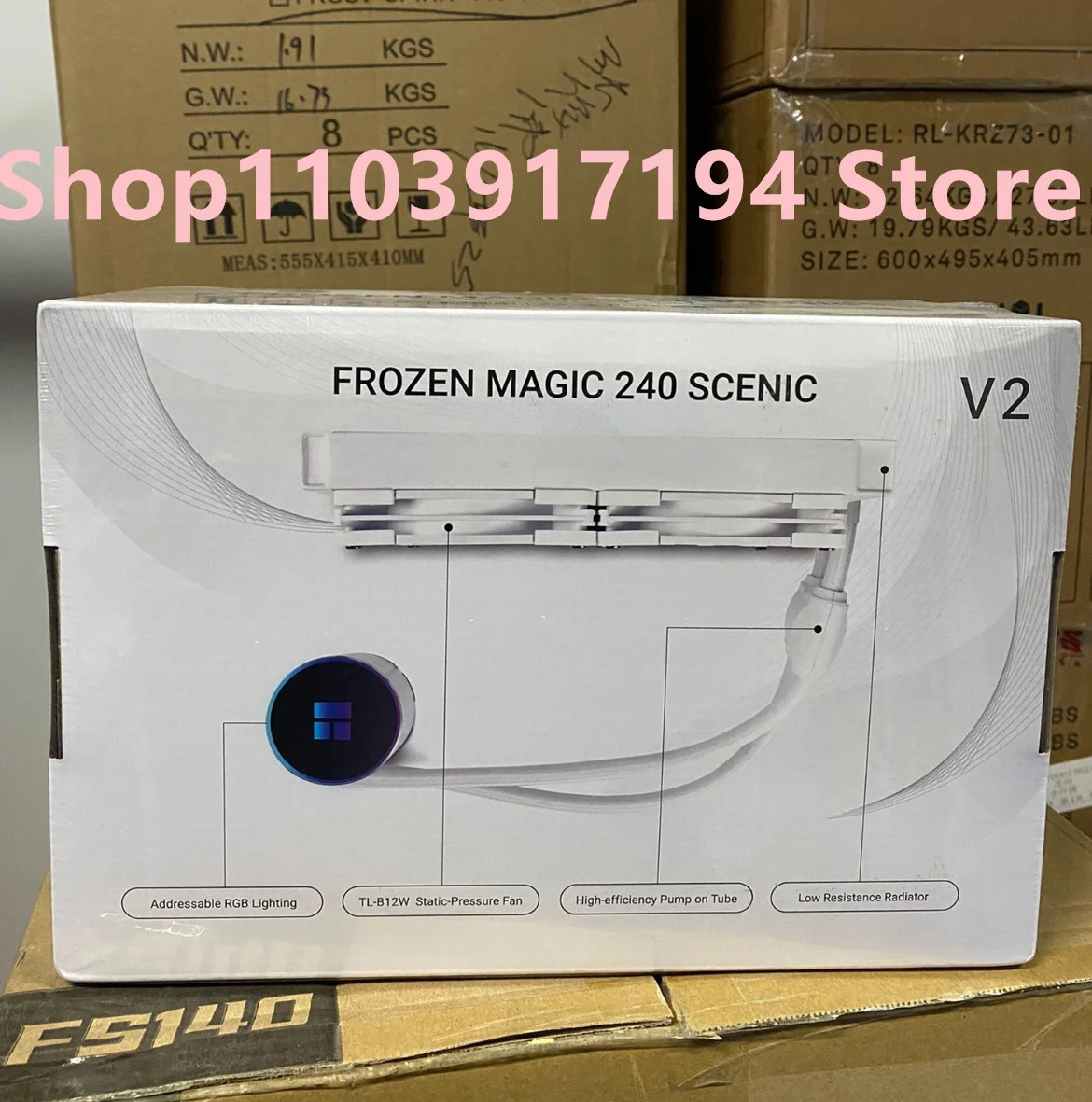 써멀라이트 프로즌 240 SCENIC V2 드림랜드 통합 CPU 수냉식 라디에이터