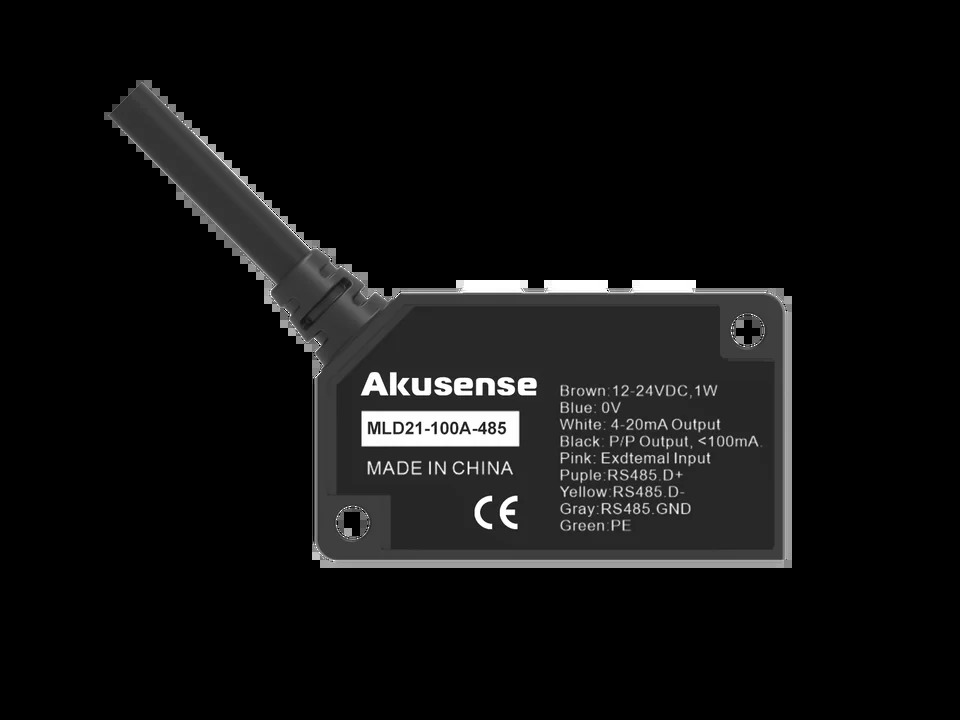 미니 디지털 디스플레이 삼각 측정 Akusense 확산 반사 변위센서 30mm 100mm 200mm