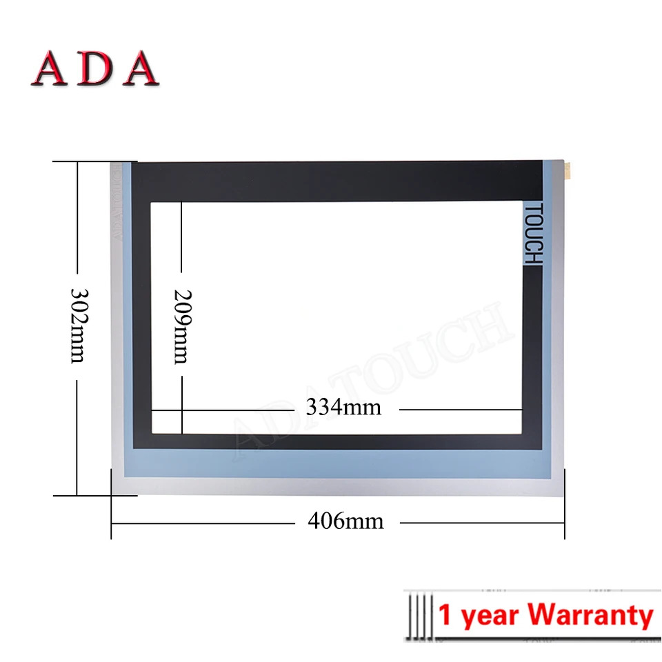 터치 패널 62 144-8QC10-0SL0 62144-8QC10-0SL0 OEM TP1500 컴포트 INOX 솔리치 스크린 유리 디지타이저 오버레이