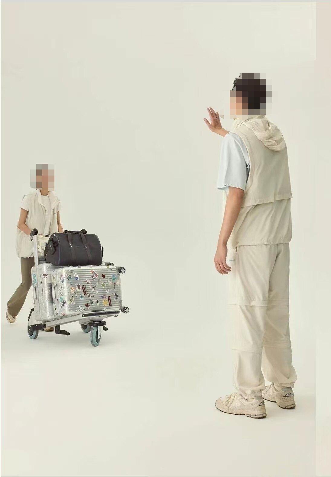 공항 수하물 트롤리 핸들 러기지 운반 수레 짐카트 구루마 캐리어 튼튼한 - 상세 이미지 4