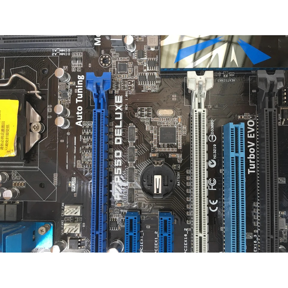 ASUS호환 마더보드1156 핀 보드 I3 530 I5 760 I7870k P7P55D 디럭스 지원