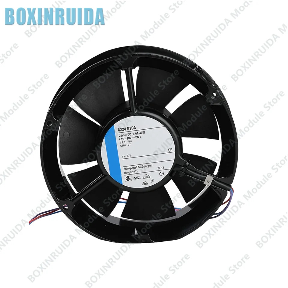 오리지널 6224NTDA 냉각팬 24V 48W 신