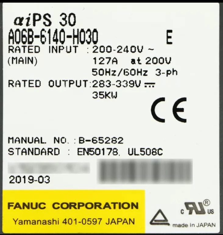 A06B-6140-H030 리퍼 서보 드라이브 A06B 6140 H030