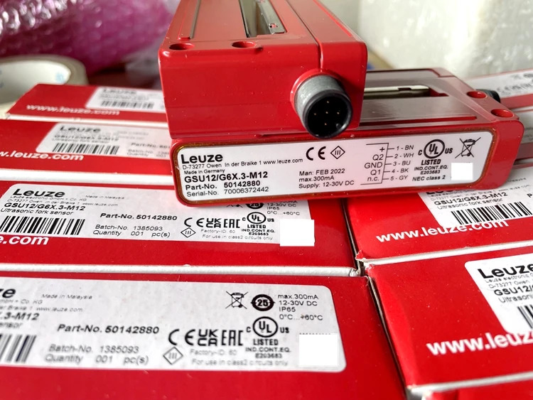 Laoyice LEUZE 슬롯형 투명 라벨 감지 GSU12/G6X.3-M12 GSU12/6GX.3-M12