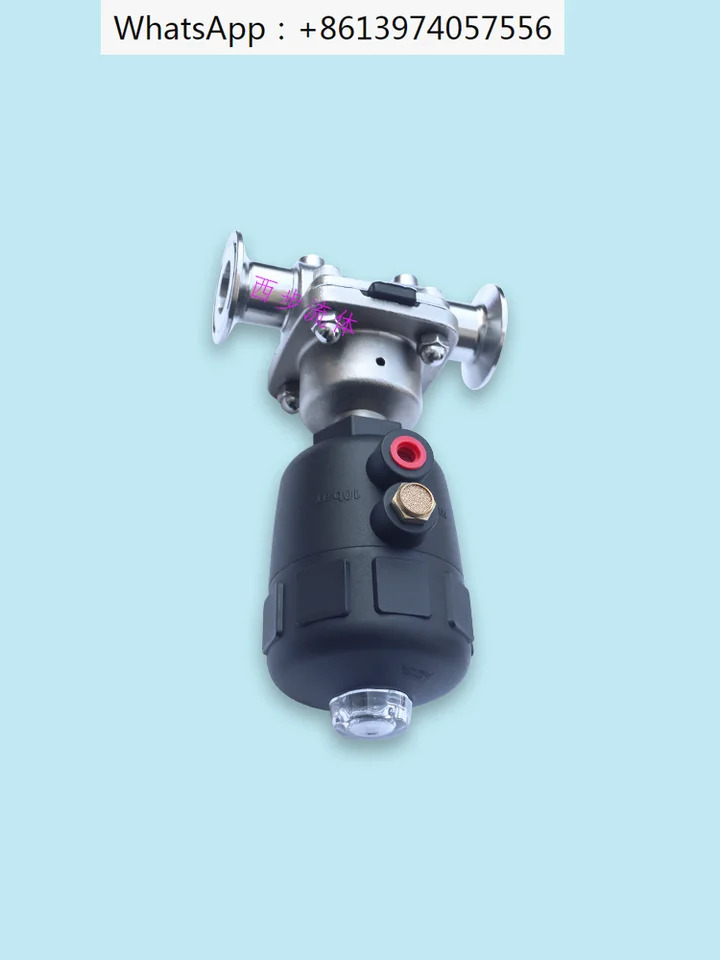 공압 다이어프램 밸브 식품 척 조립 정상 이다이어프램 스테인레스 스틸 헤드