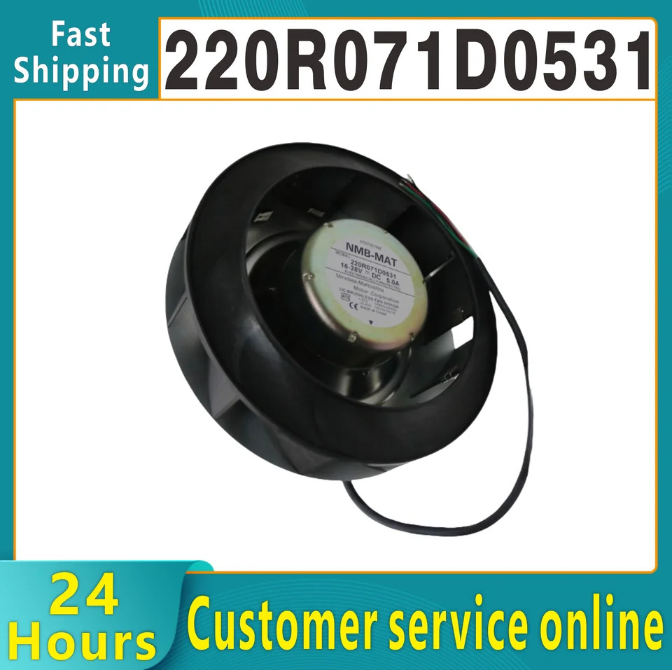 오리지널 포장 냉각팬 NMB-MAT 원심 220R071D0531 16V-28V5.0A