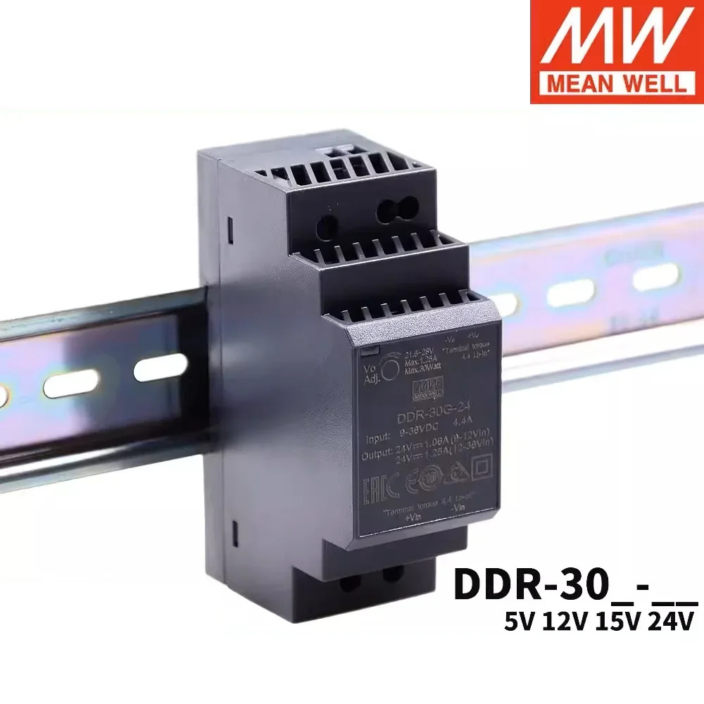MEANWELL DDR-30 시리즈 30w 936Vdc 1875Vdc 스텝다운 DC 5V 12V 15V 24V MEAN WELL 전원공급장치 컨버터 DDR-30G/L-5/12/2