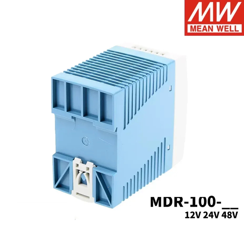 MEAN WELL MDR-100 12/24/48V 소량 100W 플라스틱 하우징 MDR-100-12 MDR-100-24 MDR-100-48