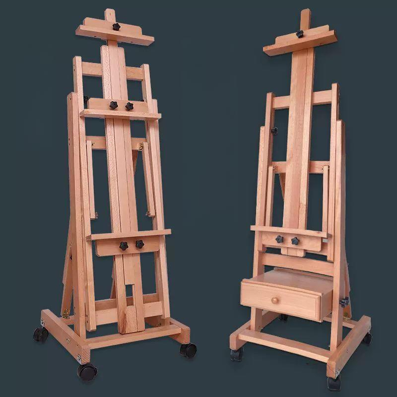 이동식스탠드 이동식이젤 야외 접이식이젤 수직 미술학원 그림받침대 전시용 유화대 - 상세 이미지 3