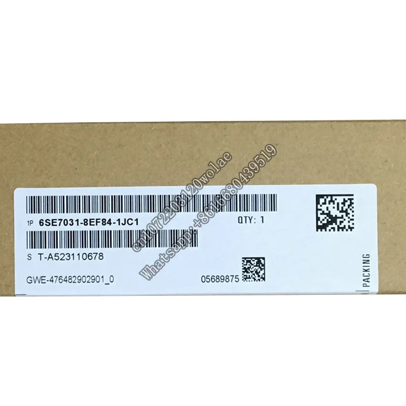 공장 에이전트 신 6SE7031-8EF84-1JC1 6SE7 031-8EF84-1JC1