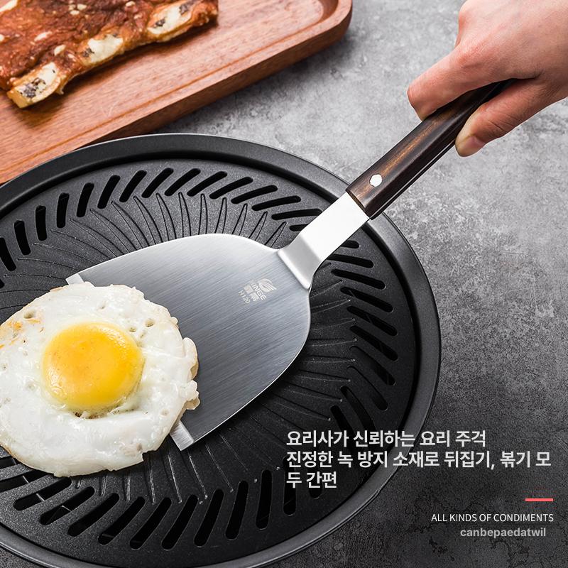 오타후쿠소스 대형 철판 세트 스패츌러 주걱 뒤집개 스테인리스 요리 - 상세 이미지 5