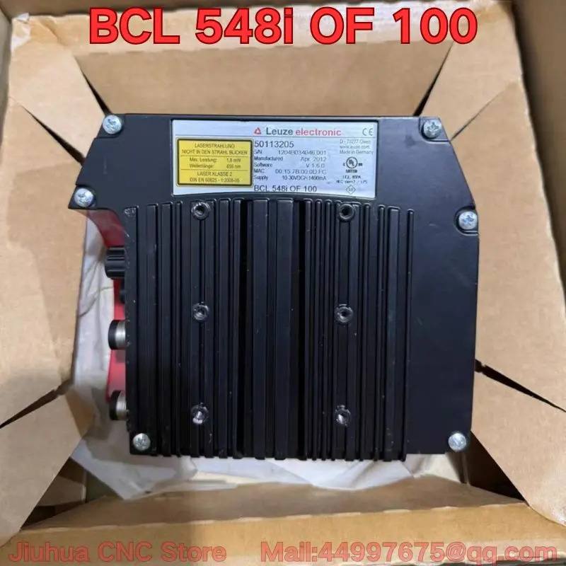 BCL 548i OF 100 고정형 바코드 리더기는 외부 포장이 손상되었습니다.