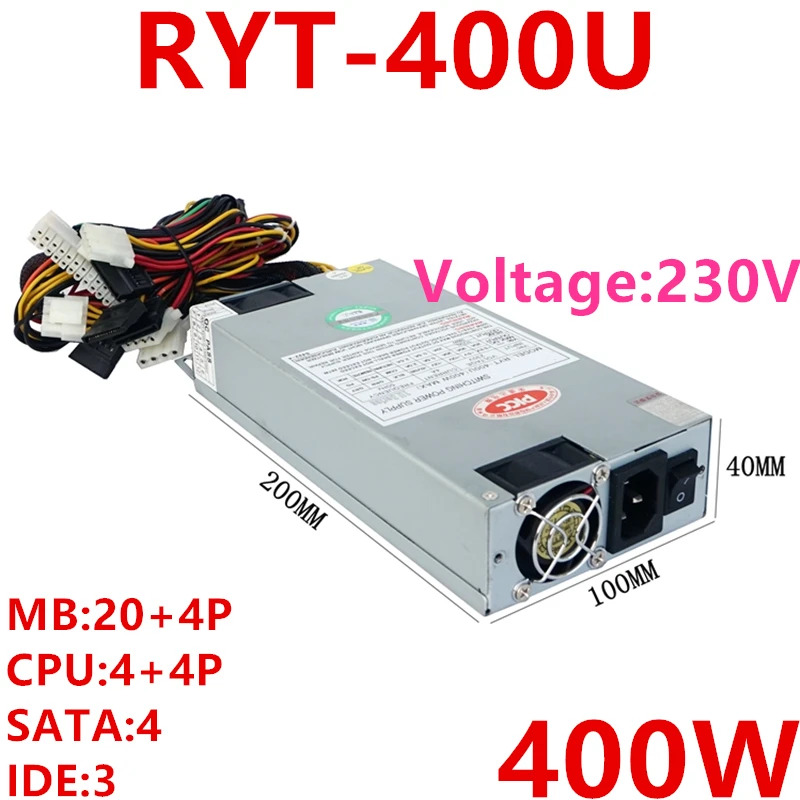 R-Senda 1U PSU 전원공급장치 RYT-400U 400W 신